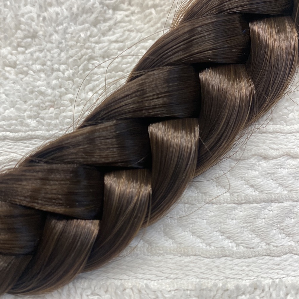 Madison braids dark brown headband